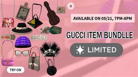 roblox gucci limited release dates|Gucci Roblox item list.